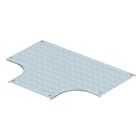 OBO BETTERMANN - DFT 600 DD Coperchio, derivazione a T con bussola per RT 600 B600mm in Acciaio zincatura a nastro Double Dip zinco/alluminio.