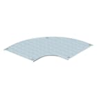 OBO BETTERMANN - Coperchio curva 90° con bussola, RB 90 550 B550mm Acciaio zincatura a nastro Double Dip, zinco/alluminio.