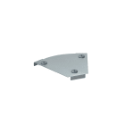 OBO BETTERMANN - Coperchio curva 45° per RBM 45 150 B=150mm Acciaio zincatura a nastro Double Dip, zinco/alluminio.