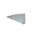OBO BETTERMANN - Coperchio curva 45° per RBM 45 400 B=400mm Acciaio zincatura a nastro Double Dip, zinco/alluminio.