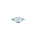 OBO BETTERMANN - Coperchio curva 90° per RBM 90 100 B=100mm Acciaio zincato in continuo.