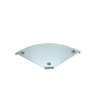 OBO BETTERMANN - Coperchio curva 90 per curva DFBM 90 200 B=200mm Acciaio zincato in continuo.