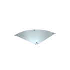 OBO BETTERMANN - Coperchio curva 90 per curva DFBM 90 400 B=400mm Acciaio zincato in continuo FS.
