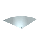 OBO BETTERMANN - Coperchio curva 90 per RBM 90 600 B=600mm Acciaio zincato in continuo DFBM 90 600 FS.