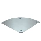 OBO BETTERMANN - Coperchio curva 90° per RBM 90 300 B=300mm Acciaio zincatura a nastro Double Dip, zinco/alluminio.