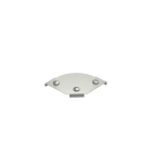 OBO BETTERMANN - Coperchio curva 90° per RBM 90 100 B=100mm Acciaio INOX A2 1.4301 non trattato.