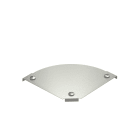 OBO BETTERMANN - Coperchio curva 90 per curva DFBM 90 200 B=200mm Acciaio, INOX A4 1.4571 non trattato, ulteriore trattamento.