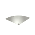 OBO BETTERMANN - Coperchio curva 90 per curva DFBM 90 500 B=500mm Acciaio INOX A4 1.4571 non trattato ulteriore trattamento.