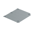 OBO BETTERMANN - Coperchio derivazione a T per RTM 300, B=300mm, Acciaio zincato a nastro Double Dip, zinco/alluminio.