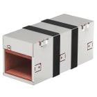 OBO BETTERMANN - Box tagliafuoco 4 lati con interno intumescente 300x123x130 Acciaio INOX A2 1.4301 non trattato ulteriore trattamento PMB 610-4 A2.