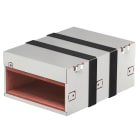 OBO BETTERMANN - Box tagliafuoco 4 lati con interno intumescente 300x223x130 Acciaio INOX A2 1.4301 non trattato ulteriore trattamento PMB 620-4 A2.