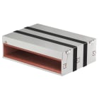 OBO BETTERMANN - Box tagliafuoco 4 lati con interno intumescente 300x423x130 Acciaio INOX A2 1.4301 non trattato ulteriore trattamento PMB 640-4 A2.