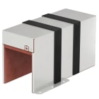 OBO BETTERMANN - Box tagliafuoco 3 lati con interno intumescente 300x123x166 Acciaio INOX A2 1.4113 non trattato ulteriore trattamento PMB 110-3 A2.