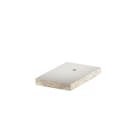 OBO BETTERMANN - Piastra antincendio GLB-PG2 asolata 190x120x20 in calcestruzzo leggero fibra di vetro grigio.