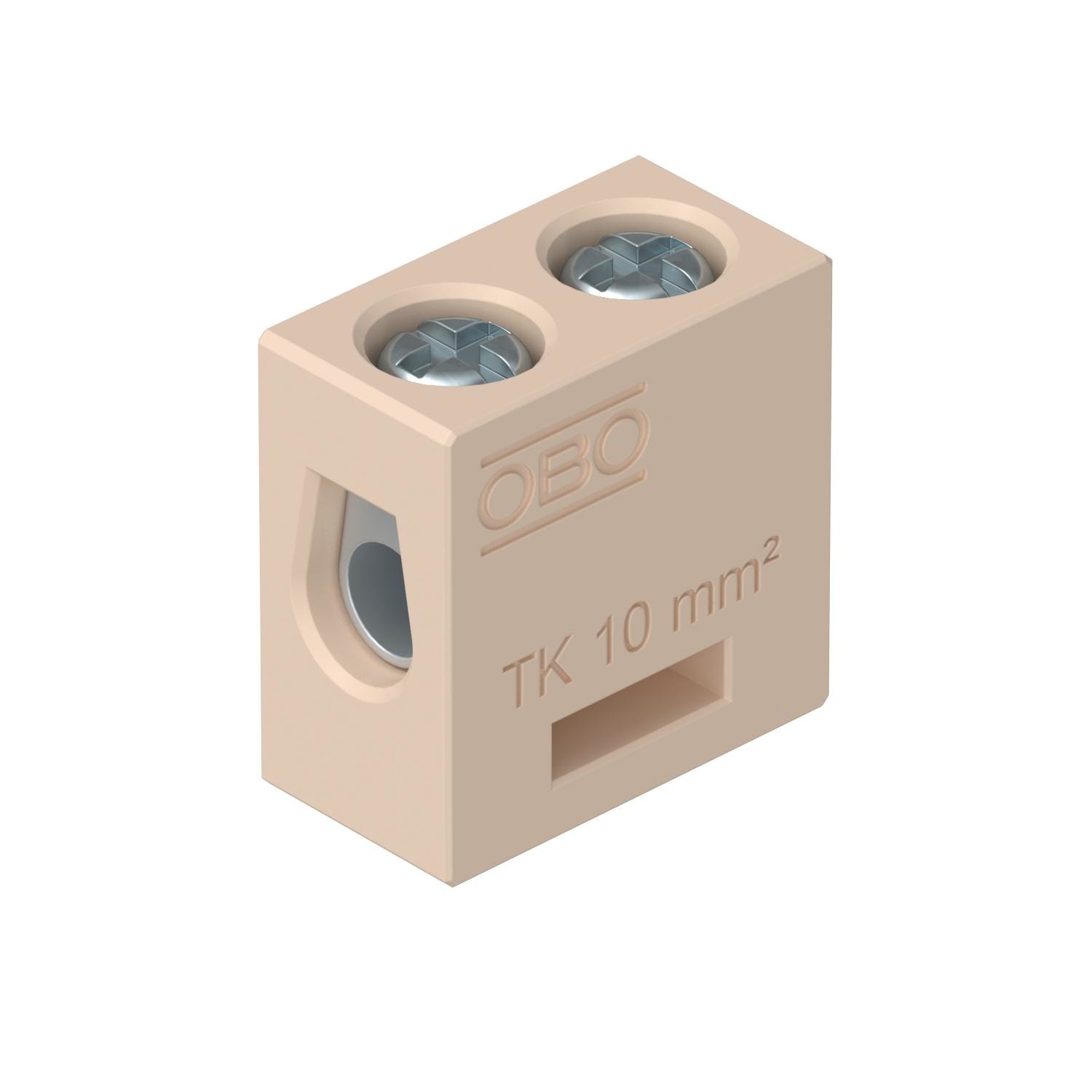 OBO BETTERMANN - Morsetto ceramico TK 10 per FireBox da 10 mm².