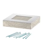 OBO BETTERMANN - Canale antincendio BSKP03-E0406 con elemento terminale 40x60 in calcestruzzo leggero e fibra di vetro grigio.