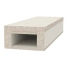 OBO BETTERMANN - Canale antincendio in fibra di vetro grigio installazione diretta 1000x105x210 calcestruzzo leggero.