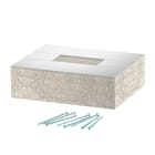 OBO BETTERMANN - Elemento terminale BSKD09-K0506 50x60 in calcestruzzo leggero fibra di vetro grigio.