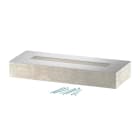 OBO BETTERMANN - Elemento terminale per BSKD09-K0521 50x210 in calcestruzzo leggero fibra di vetro grigio.
