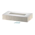 OBO BETTERMANN - Elemento terminale per BSKD12-K1021 105x210 in calcestruzzo leggero fibra di vetro grigio.