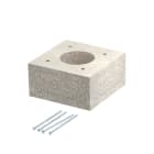 OBO BETTERMANN - Rinforzo KAD-8040 per PYROLINE con 80x80x40 in calcestruzzo leggero fibra di vetro grigio.