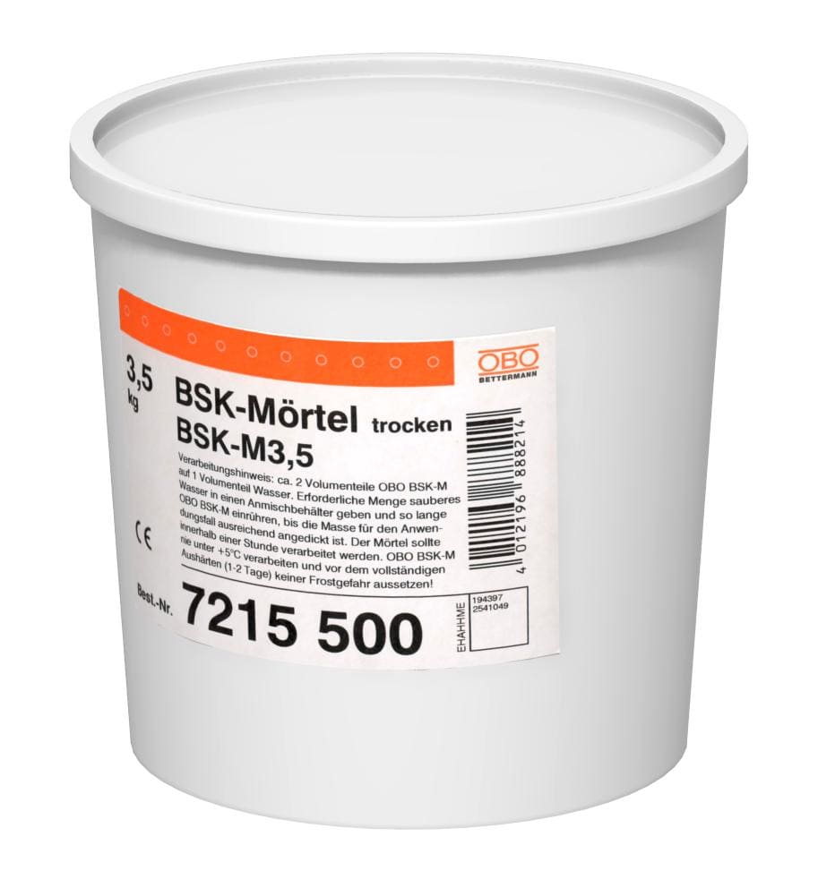 OBO BETTERMANN - KTM Malta canale antincendio prepar. secca secchio 3,5kg speciale grigio.