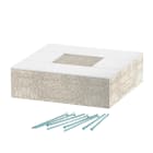 OBO BETTERMANN - Elemento terminale per BSKH09-K0506 50x60 in calcestruzzo leggero fibra di vetro grigio.
