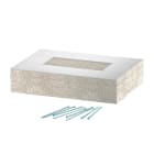 OBO BETTERMANN - Elemento terminale BSKH09-K0511 50x110 in calcestruzzo leggero fibra di vetro grigio.