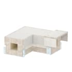 OBO BETTERMANN - Curva 90° per BSKH09-K0506 50x60 in Calcestruzzo leggero fibra di vetro grigio.