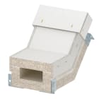 OBO BETTERMANN - Curva a salire BSKH09-K0511 50x110 in calcestruzzo leggero fibra di vetro grigio.