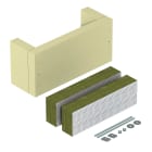 OBO BETTERMANN - Scarico trazione ZSE90-35-11 per posa verticale dimensioni 440x160x140.