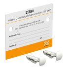 OBO BETTERMANN - Targhetta identificazione per scarico trazione 100x70 KS-ZSE.