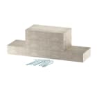 OBO BETTERMANN - Attraversamento EI90 per PLCD D091220 200x120 in Calcestruzzo leggero con fibra di vetro grigio.