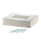 OBO BETTERMANN - Elemento terminale EI90 for PLCD D090810 100x80 in calcestruzzo leggero fibra di vetro grigio.