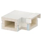 OBO BETTERMANN - Curva 90° EI90 for PLCS B091220 200x120 Concrete Light Fiber Glass Grey.