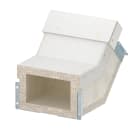 OBO BETTERMANN - Curva a salire EI60 for PLCS D061220 200x120 in calcestruzzo leggero fibra di vetro grigio.