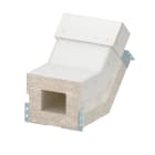 OBO BETTERMANN - Curva a salire EI90 for PLCS D090810 100x80 Calcestruzzo leggero in fibra di vetro grigio.