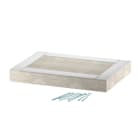 OBO BETTERMANN - Elemento terminale EI60 for PLCS D061220 200x120 in calcestruzzo leggero fibra di vetro grigio.