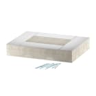 OBO BETTERMANN - Elemento terminale EI90 for PLCS E091220 200x120 in calcestruzzo leggero fibra di vetro grigio.