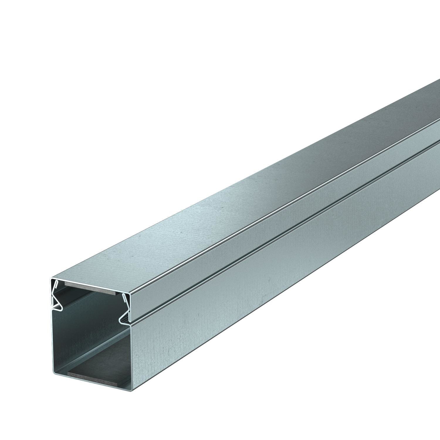 OBO BETTERMANN - PLM D 0404 FS Canale Metallico Antincendio con Protezione 40x40x2000 Acciaio Zincato in Continuo.