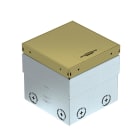 OBO BETTERMANN - Torretta scomparsa, all-in-one vuota 140x140x110 in Ottone.