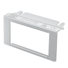 OBO BETTERMANN - Supporto montaggio UDHOME-ONE 2x Modul 45 45x52x115 Acciaio inox.