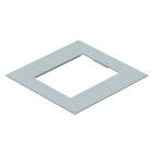 OBO BETTERMANN - Coperchio di montaggio 250-3 per GES6 282x282x4 in Acciaio zincato continuo.