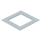 OBO BETTERMANN - Coperchio di montaggio 250-3 per GES9 282x282x4 in Acciaio zincato continuo.