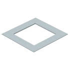 OBO BETTERMANN - Coperchio montaggio 350-2/3 per GES9 383x383x4 in acciaio zincato continuo.