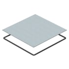 OBO BETTERMANN - DUF350-2 Coperchio cieco UZD350-2/3 per lavaggio bagnato 383x383x4 in Acciaio zincato continuo.