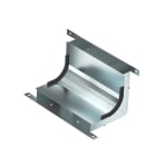 OBO BETTERMANN - Curva verticale 2 scomparti per EÜK-2 330x177,7x177,7 in acciaio zincato continuo.