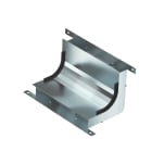 OBO BETTERMANN - Curva verticale 3 scomparti per EÜK-2 330x177,7x177,7 Acciaio zincato in continuo KV3 25038-2.