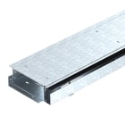 OBO BETTERMANN - Canale filo pavimento con uscita spazzola 2000x273x80 acciaio zincato in continuo OKB U 25085 BLON. 7403816