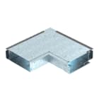 OBO BETTERMANN - Angolo interno con uscita spazzola 421x421x87 in acciaio zincato continuo.